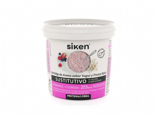 Siken® Porridge Sustitutivo Yogur Frutos Rojos 52g